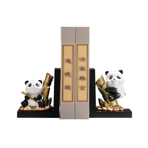 Serre-livres Panda Animaux Mignons Serre-Livres pour Livres Lourds, Porte-Livres Statue pour Étagères Ou Bureau