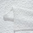 thumbnail image 3 of Superior Vineyard Cotton Blend Matelasse Coverlet, Throw (Non-Standard), White, 3 of 5