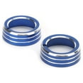 thumbnail image 4 of Cubierta de la perilla del controlador de clima, 2 piezas Anillos de botón de control de aire acondicionado de automóvil C Cubierta de perilla de interruptor C Eficiencia óptima, 4 of 12