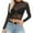 Black, variant on Tees Tops For Women T-Shirts Sexy Slim Fit See Through Long Sleeve Mesh Tshirt Round Neck Solid Color Versatile Fall Outfits Fashion Clothes 2025