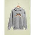 thumbnail image 3 of Follow The Rainbows Retro  Hoodie Women -Image by Shutterstock, Female Small, 3 of 4