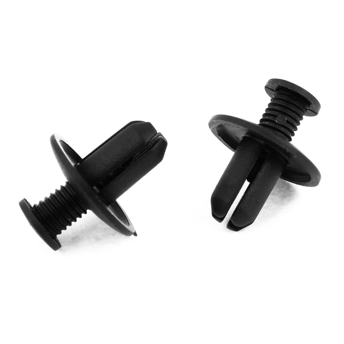 100pcs 8mm Car Hole Dia Plastic Rivets Fastener Fender Bumper Push Pin Clips