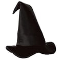 thumbnail image 2 of Beistle Club Pack of 12 Halloween Satin Soft Spooky Black Witch Hats, 2 of 2