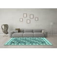 thumbnail image 3 of Ahgly Company Indoor Rectangle Southwestern Light Blue Country Area Rugs, 8' x 12', 3 of 4