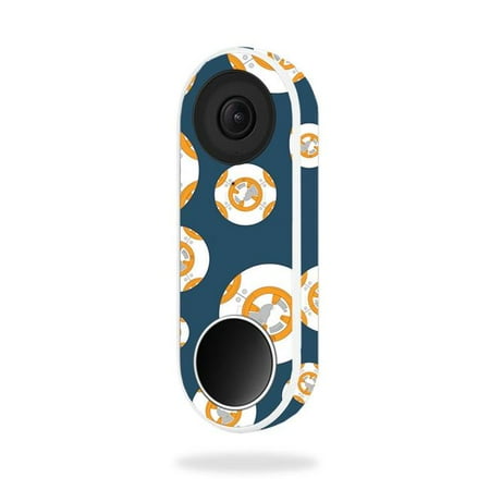 MightySkins NEHEL-Mini Galaxy Bots Skin for Nest Hello Video Doorbell - Mini Galaxy Bots