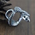 thumbnail image 2 of K-KED Men's and Women's Personalized Vintage Stainless Steel Snake Rings Size 7-13-8, 2 of 8