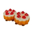 thumbnail image 5 of YingYouFu 2PC Handmade Strawberries Cake Squishies Toy, Ultra-Realistic Dessert Cookie Look Sticky Toys for Stress Relief Squishies Fidget Toys for Party Favors, 5 of 9