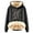 Black, variant on It's All Fun And Games Until Santa Checks The Naughty List Hoodies for Women Heavyweight Christmas Hooded Sweatshirt