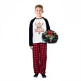 thumbnail image 3 of LuLiaMenton Christmas Pajamas, Reindeer Antlers Print, Matching Sleepwear, Plus Sizes, 2-3T-Kid, 3 of 6