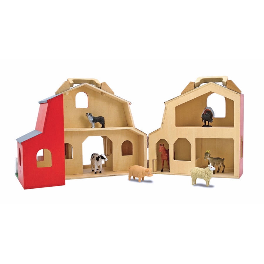 melissa and doug two story barn