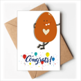 thumbnail image 1 of Easter Festival Brown Egg Wedding Cards Congratulations Greeting Envelopes, 1 of 3