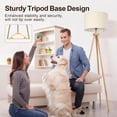 thumbnail image 2 of Wood Tripod Floor Lamp, Dimmable Standing Lamp Tall for Living Room, Bedroom, Office, 2 of 6