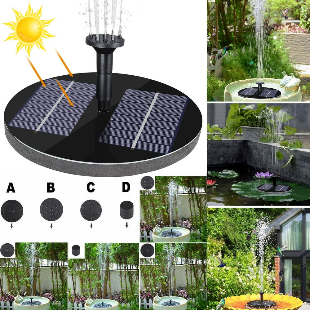 150L/H Solar Water Fountain Water Pump, TSV 8V/1.4W Submersible Water