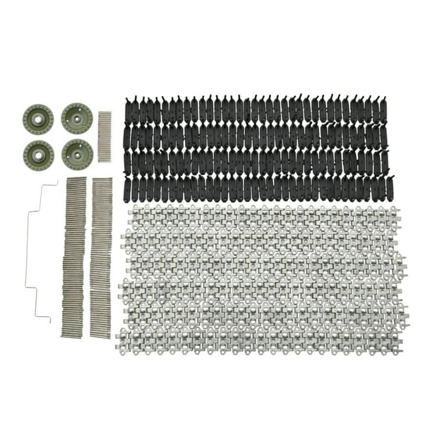Oruga a escala real, piezas de pista de tanque modelo Pistas de tanque RC Piezas de pista de tanque modelo construidas para precisión