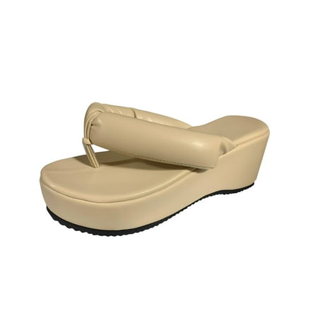 

Honeeladyy Sales Women Outdoor Flat Anti-Slip Slippers Casual Beach Slippers Large Size Shoes