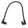 thumbnail image 2 of Bienvenido Cable de extensión USB C 10 Gbps 4K 60 Hz Cable de datos de extensión USB macho a macho derecho de 90 grados 0,3 m/1,0 pies, 2 of 8