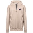 thumbnail image 2 of Women's Levelwear Khaki Washington Capitals Waterfall Stained Glass Pullover Hoodie, 2 of 3