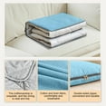 thumbnail image 6 of Uutvery Multi-Function Cotton Linen Pillow Quilt, 2-in-1 Pillow and Blanket for Car, Office, Travel, Air Conditioning Cover, Portable Comfort, 47.24x62.99 Inches, 6 of 6