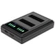 thumbnail image 3 of Cargador Doble Para Cámara ANGGREK Cargador De Batería Duradero Para Cámara EN-EL23 Con Pantalla LCD, 3 of 8