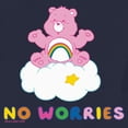 thumbnail image 2 of Toddler's Care Bears No Worries Rainbow Cheer Bear Graphic Tee Navy Blue 5T, 2 of 3