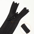 thumbnail image 1 of Transemion 5x Closed-Ended Concealed Zippers For Sewing Durable And Easy To Fashionable Long Invisible Zippers black 1Set, 1 of 6