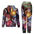 thumbnail image 2 of Gravity Falls Sweatshirt & Sweatpants Tracksuit Sets Printed Casual Pullover Hoodie & Pants Set 4XL, 2 of 9