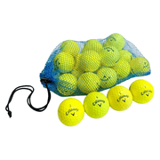 Pre-Owned Clean Green Golf Balls 24 Golf Ball Pack - Yellow Callaway Mix - As Seen on Shark Tank