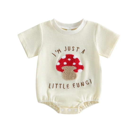 Unisex Baby Onsies Solid Baby Bodysuit Romper for 6-12 Months Infant Newborn Girl Boy Romper Shirts Infant Baby Summer Clothes Letter Embroidery Short Sleeve Bodysuit Tops