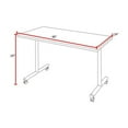 thumbnail image 4 of Regency Kobe 48 x 24 in. Mobile T-Base Training Table- Noble Oak, 2 Cadence Nesting Chairs, 4 of 10
