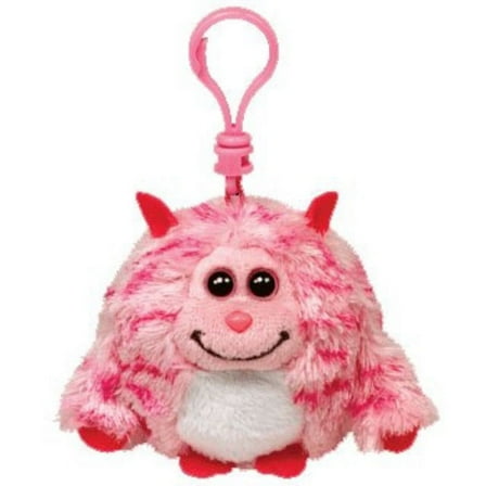 ty monstaz roxy - pink stripe clip