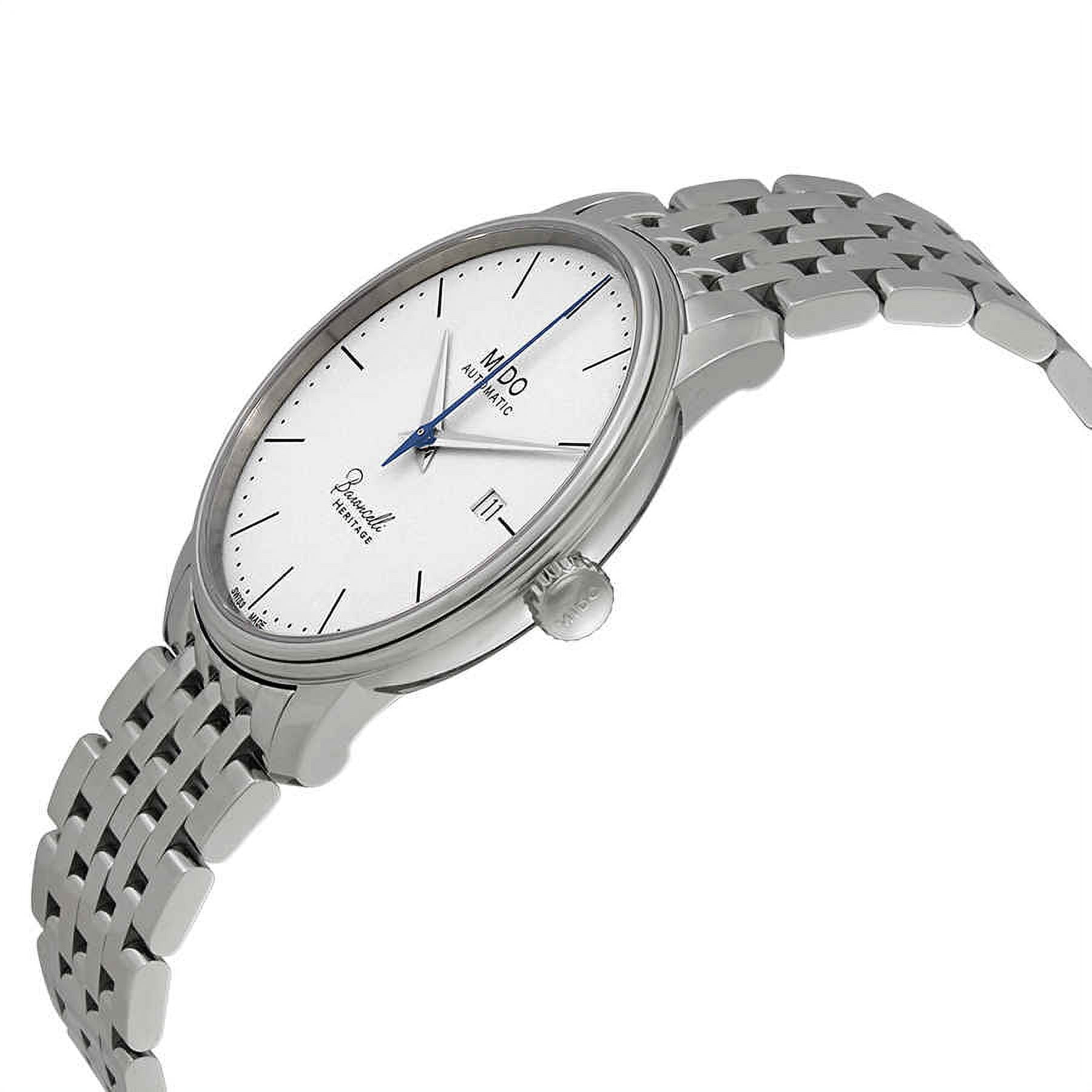Mido Baroncelli III Automatic White Dial Mens Watch M0274071101000