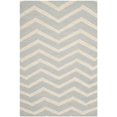 thumbnail image 1 of Safavieh Cambridge 2'6" X 8' Hand Tufted Wool Rug in Gray and Ivory, 1 of 5