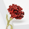 thumbnail image 7 of Grofry Alloy Enamel Carnation Flower Brooch Dripping Oil Process Pin Anti-Rust Brooch Versatile Collar Coat Accessory for Party, 7 of 7