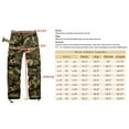 thumbnail image 4 of Omthaka Women's Cotton Cargo Pants with 8 Pocket,Camo N Size 14, 4 of 5