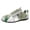 Green, variant on Men's Fashion Sneakers Thin Sole Lace up Walking Tennis Shoes Running Gym Workout Classic Retro Antislip Trainers Footwear Black Size 9.5