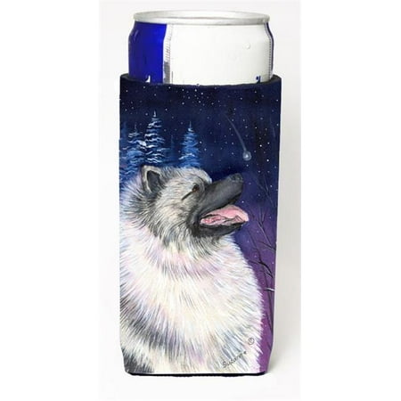 

Starry Night Keeshond Michelob Ultra bottle sleeves For Slim Cans - 12 oz.