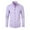 Purple, variant on WTXUE Button-Up Shirts Long Sleeve, Notch Neck Shirts for Men Non Ironing Elastic Shirt Lapel Button Shirt Solid | Workwear for Men Grey 3XS