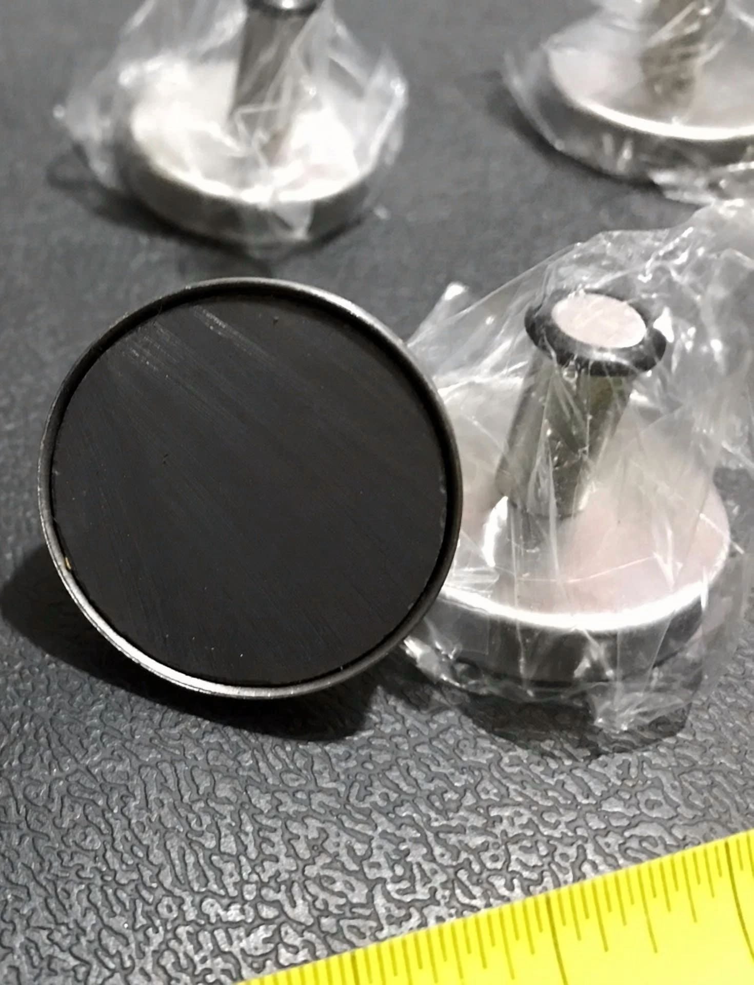 Stainles Steel Mini Memo Magnets W/ Hooks Magnet Hook Set Of 4