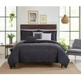 thumbnail image 1 of Mainstays Gray Textured 10-Piece Bed in a Bag Coordinating Bedding Set, 1 of 9