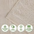 thumbnail image 4 of Superior Rayon from Bamboo Soft Modern Bath Towel Set of 3 , Ivory, 4 of 13