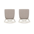 thumbnail image 6 of Linon Jane Farmhouse Indoor Cross Back Dining Chairs, Set of 2, Vanilla White/Light Gray, 6 of 12