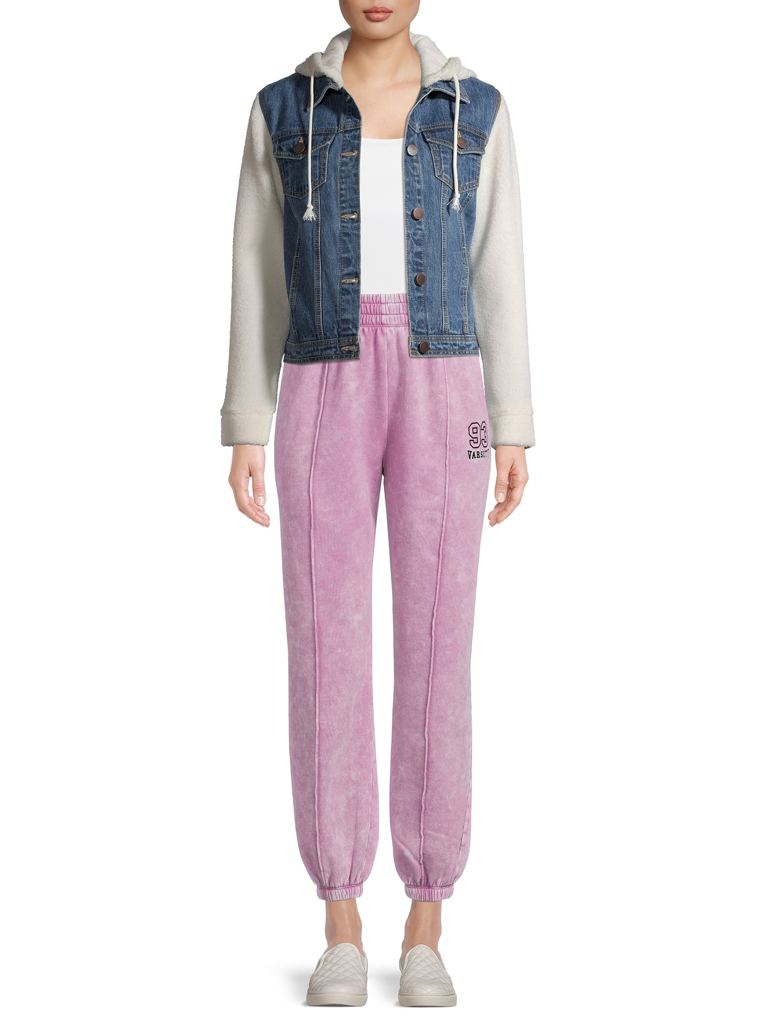 No Boundaries Juniors' Graphic Jogger Pants