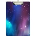 thumbnail image 2 of Coolnut Galaxy Star Cloudy 12.5"x9" Clipboard, Acrylic Fashion Letter A4 Size Clipboards with Metal Clip for Nurses, Students,Teacher,Women, Man-Silver12x9in, 2 of 7