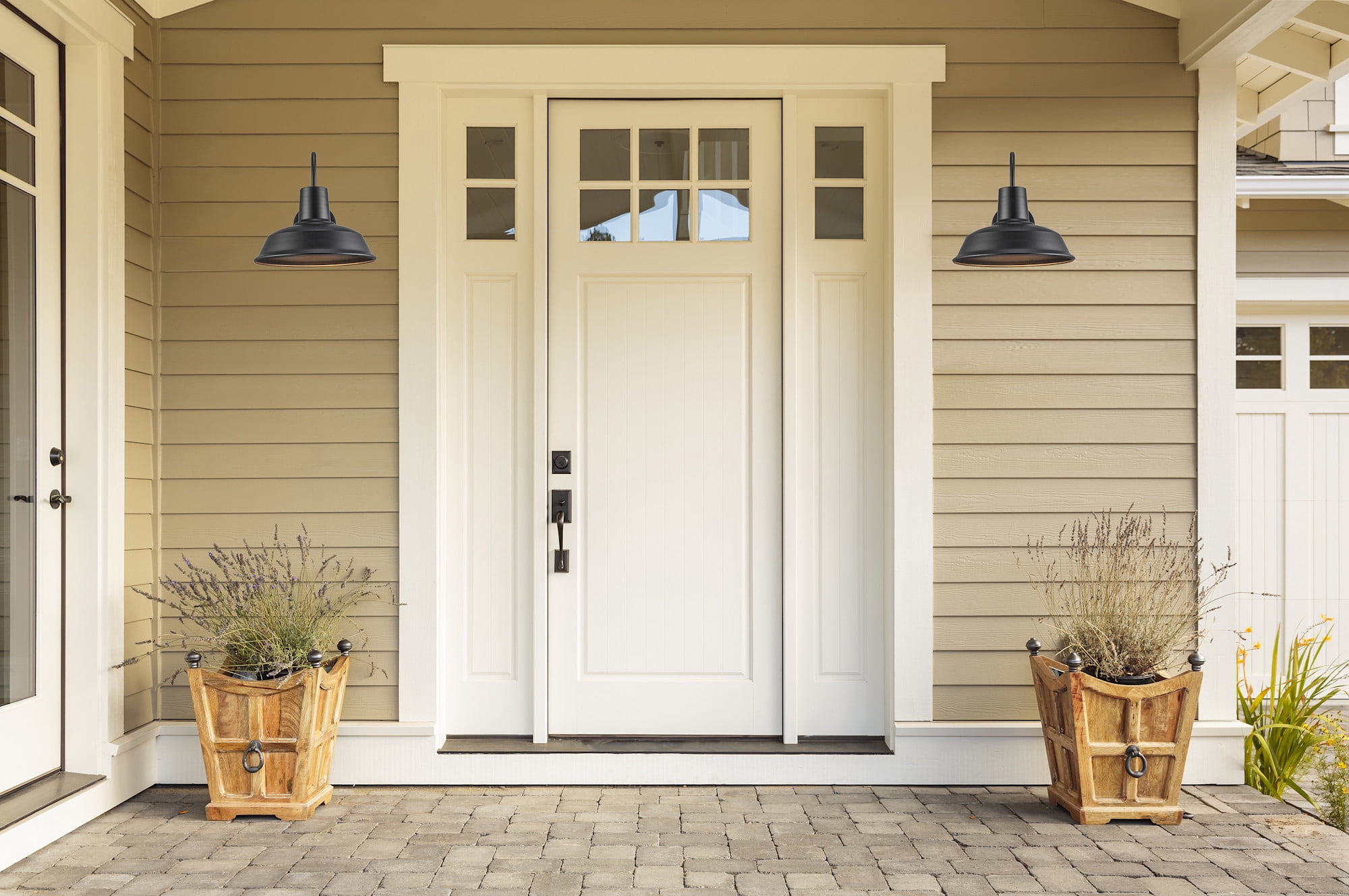 Trans Globe Lighting 50330 BK Tacoma 13" Tall Outdoor Wall Sconce - Black