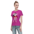 thumbnail image 4 of Women's Basic Short Sleeve T-Shirt Sailor Moon Rei Hono, 4 of 6