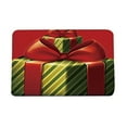 thumbnail image 1 of Christmas Home Door Mat Absorbent Durable Living Room Kitchen Bathroom Entrance Mat 40cm x 60cm Polyester Rectangular Design Soft Elastic Non Odor Safe for Daily Use, 1 of 2