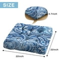 thumbnail image 7 of 22in Square Floor Pillow with Bohemian Design, Dutch Velvet Meditation Cushion for Adults, 7 of 7