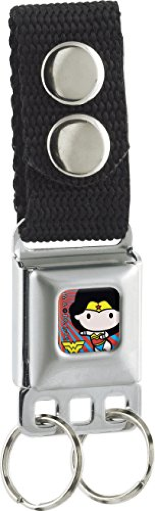 WONDERWOMAN Keychain - Chibi Wonder Woman Pose Rays