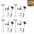 thumbnail image 2 of Solar Bird Bath Solar Birdbath Water Dispenser Outdoors Decor Bath Shower Bowl Kit Garden Gift Yard Patio Backyard Decor-A, 2 of 4
