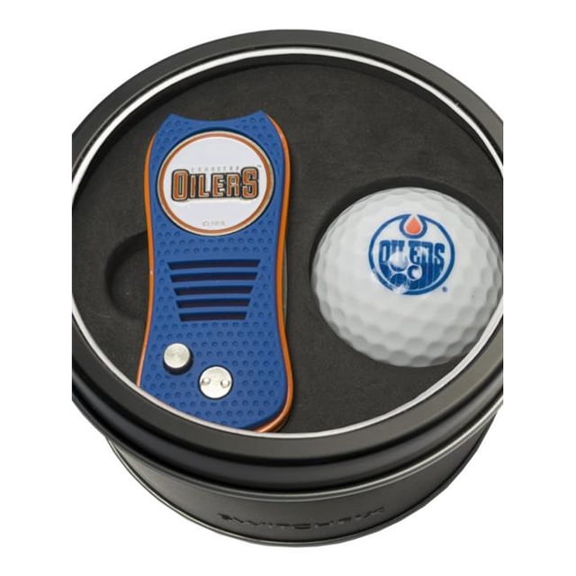 Team Golf 637556140562 Edmonton Oilers Tin Set - Switchfix, Golf Ball